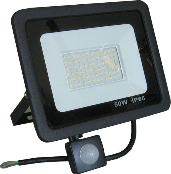 Reflektor LED 50 W s PIR čidlem GR1047, IP66
