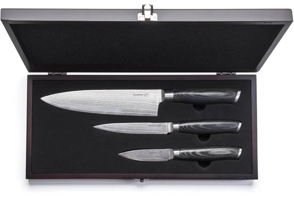 G21 Sada nožů Gourmet Damascus small box 3ks NB-D1095