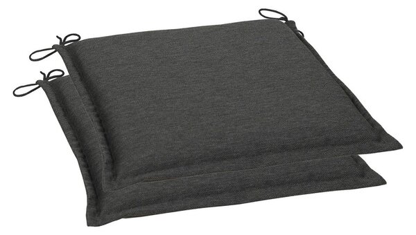 Go-De Textil Sada zahradních podsedáků Uni (polštářek, 5 cm, 2 kusy, antracitová) (100316826008)