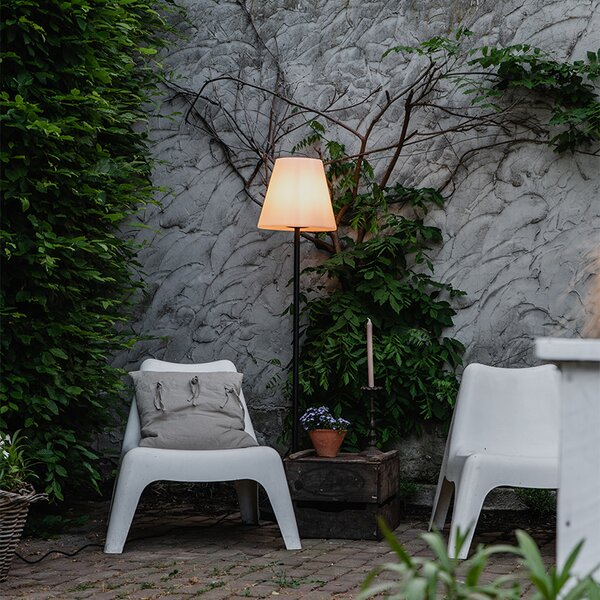 Moderní venkovní stojací lampa černá - Virginia