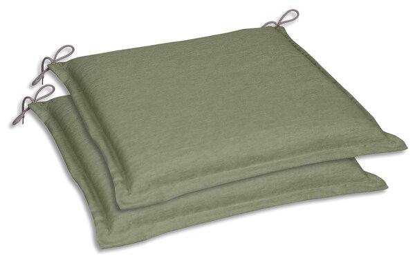Go-De Textil Sada zahradních podsedáků Uni (polštářek, 5 cm, 2 kusy, světle zelená) (100316826048)