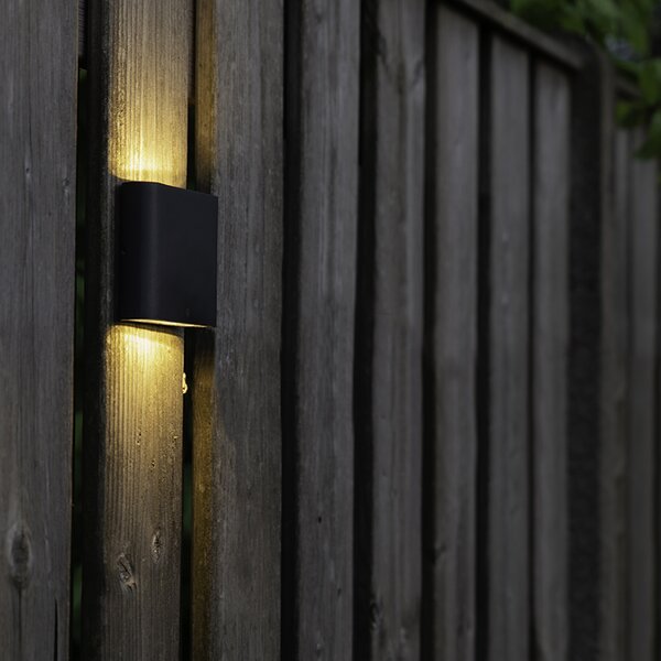 Nástěnné svítidlo antracitové 11,5 cm vč. LED IP65 - Batt