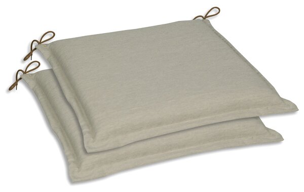 Go-De Textil Sada zahradních podsedáků Uni (polštářek, 5 cm, 2 kusy, béžová) (100316826064)