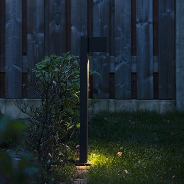 Chytrá venkovní stojací lampa antracitová 65 cm IP44 vč. WiFi GU10 - Baleno