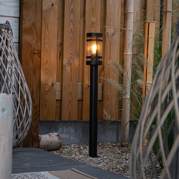 Moderní venkovní lampa černá 80 cm IP44 - Gleam