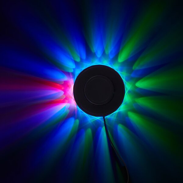 BRILO 2341-048 LED RGB světelný puk pr. 12,5 cm max. 3W černá - BRILO