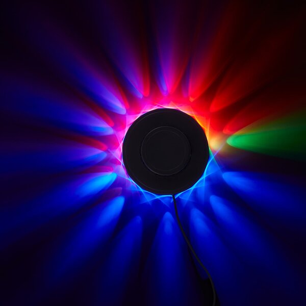 BRILO 2341-048 LED RGB světelný puk pr. 12,5 cm max. 3W černá - BRILO