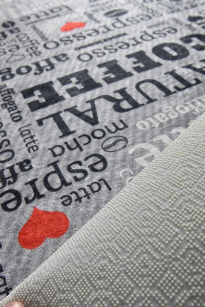 ASIR Koberec (80 x 200) FINCAN COFFEE šedý