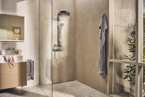 Hansgrohe Rainfinity Showerpipe 360 1jet s termostatem ShowerTablet 350, chrom 26853000