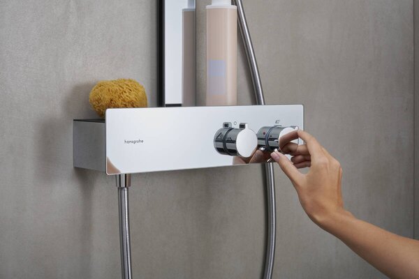 Hansgrohe Rainfinity Showerpipe 360 1jet s termostatem ShowerTablet 350, chrom 26853000