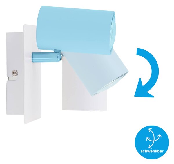 BRILO 2857-016 Bodové svítidlo 12,3 cm 1xGU10 40W bílé - BRILO