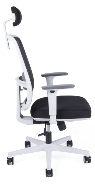 Kancelářská ergonomická židle CANTO W — černá / bílá