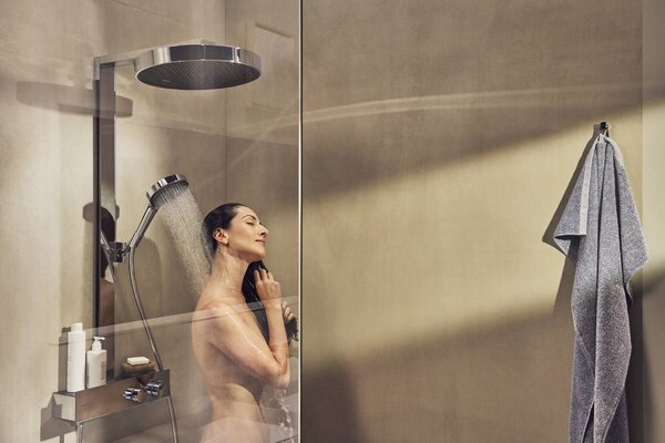 Hansgrohe Rainfinity Showerpipe 360 1jet s termostatem ShowerTablet 350, chrom 26853000