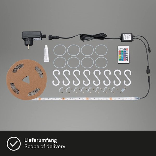 BRILO 2035-150 RGB LED pásek 500 cm 0,1W bílé - BRILO