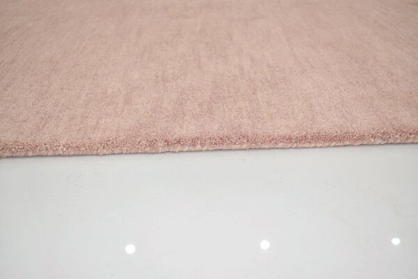 Asra, Ručně všívaný kusový koberec Asra wool pink, 40x60, růžová, ložnice