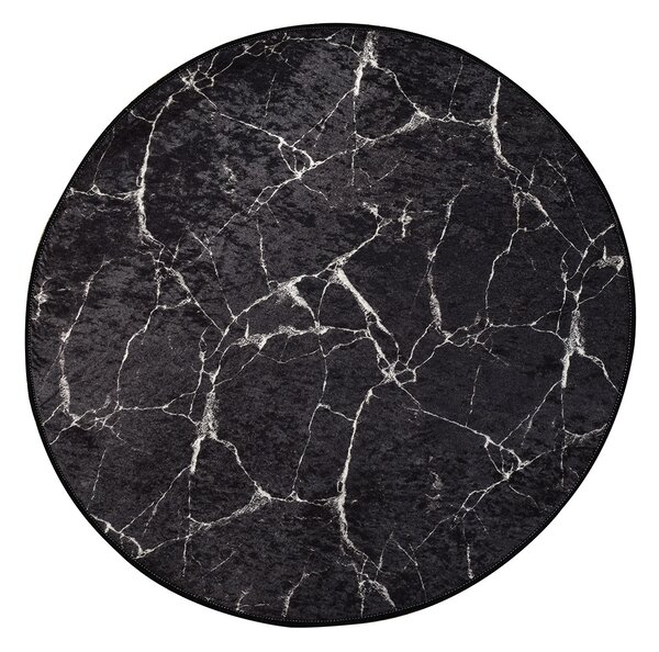 ASIR Koberec (100 cm) MARBLE černý mramor