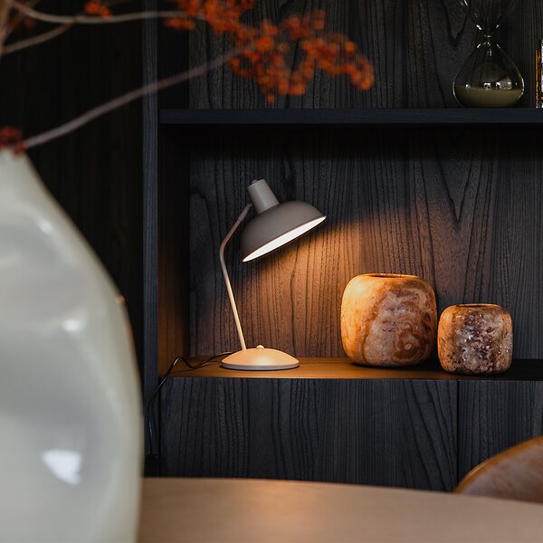 Stolní lampa retro béžová - Milou