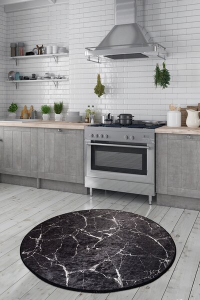 Conceptum Hypnose Kusový koberec Marble, Vícebarevná Rozměr koberce: 100 cm KRUH
