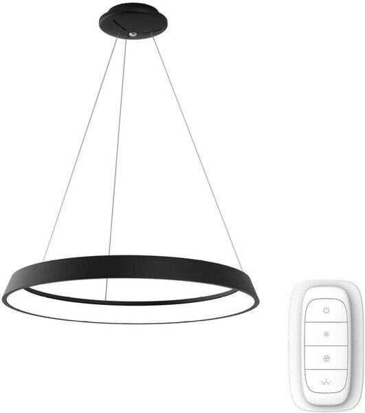 Immax NEO LIMITADO Smart závěsné svítidlo 60cm 39W černé Zigbee 3.0 07080L