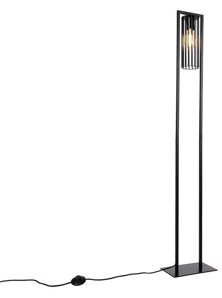 Chytrá moderní stojací lampa černá vč. WiFi ST64 - Balenco Wazo