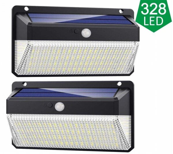 Viking venkovní solární LED světlo M328 s pohybovým senzorem, sada 2 ks M328SET