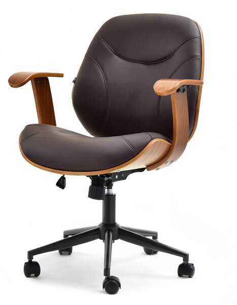 Křeslo Raynold (ořech + černá). Akce -15%