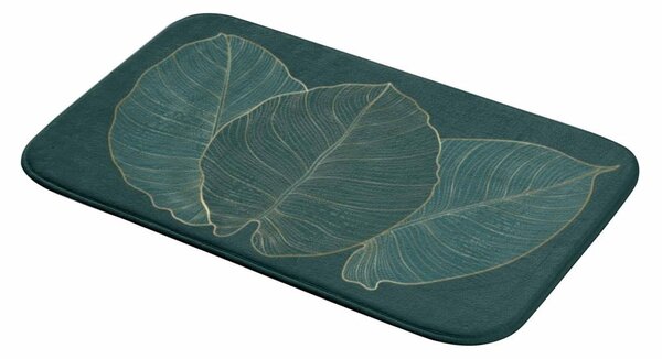 Tmavě zelená koupelnová předložka 45x75 cm Jade – douceur d'intérieur