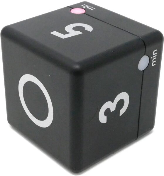 TFA 38.2040.01- Digitální časovač CUBE - černý TFA38.2040.01