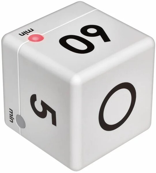 TFA 38.2032.02 - Digitální časovač CUBE - bílý TFA38.2032.02