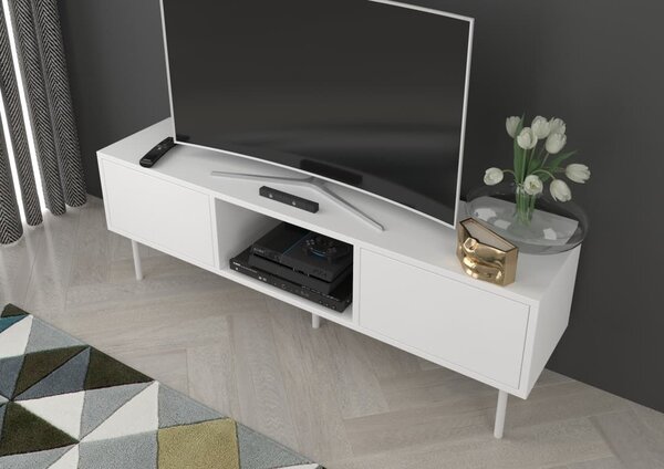 TV stolek Mirka - bílá
