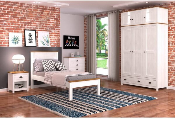 Postel Topaz 90x200 - masiv borovice