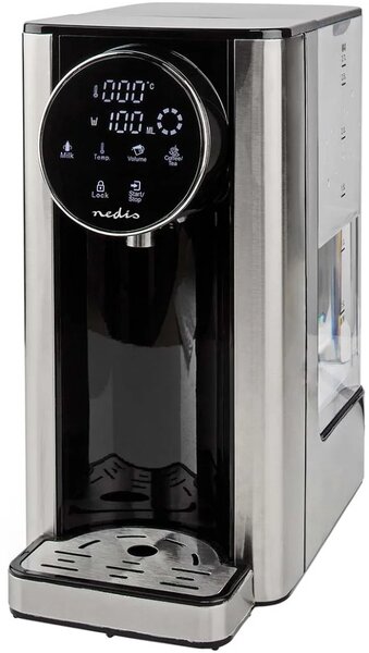 NEDIS automat na horkou vodu/ objem 2,7 l/ display/ digitální/ černá (hliník) KAWD310FBK