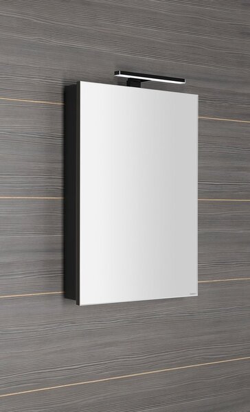 Sapho Sapho, GRETA galerka s LED osvětlením, 50x70x14cm, černá mat, GR055-0035