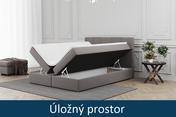 Čalouněná postel Alma - Matt Velvett 61 Rozměr: 120x200