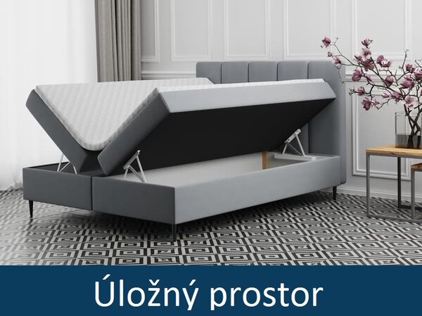 Čalouněná postel Adel - Monolith 63 Rozměr: 120x200