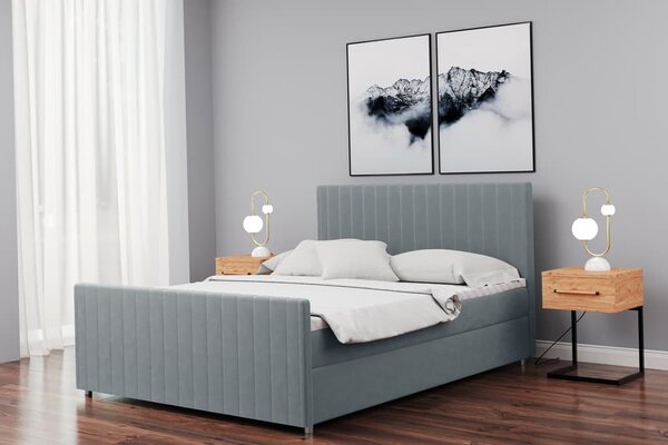 Čalouněná postel Lantino - Mat Velvet 83 Rozměr: 120x200