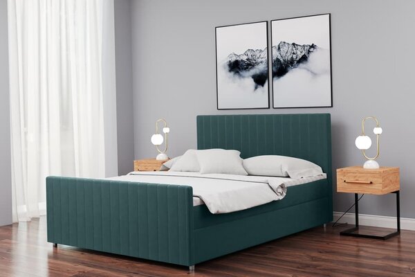 Čalouněná postel Lantino - Mat Velvet 75 Rozměr: 120x200