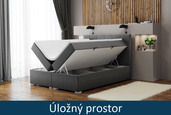 Čalouněná postel Lindt - Mat Velvet 93 Rozměr: 120x200