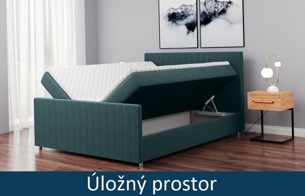 Čalouněná postel Lantino - Mat Velvet 83 Rozměr: 120x200