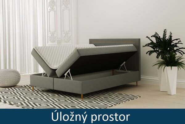 Čalouněná postel Golden - Matt Velvet 93 Rozměr: 120x200