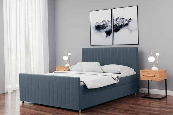 Čalouněná postel Lantino - Mat Velvet 73 Rozměr: 120x200