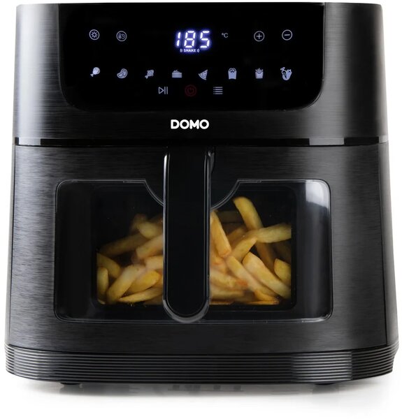 DOMO DO543FR Horkovzdušná fritéza s průzorem 8 l