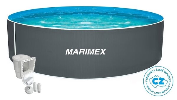 Marimex Bazén Orlando 3,05 x 0,91 m ŠEDÁ, bazén, fólie, skimmer (10303042)
