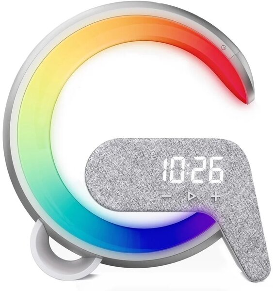 IMMAX LED relaxační lampička FLAMINGO stříbrná 08987L