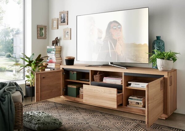 Dubový TV stolek Fende II