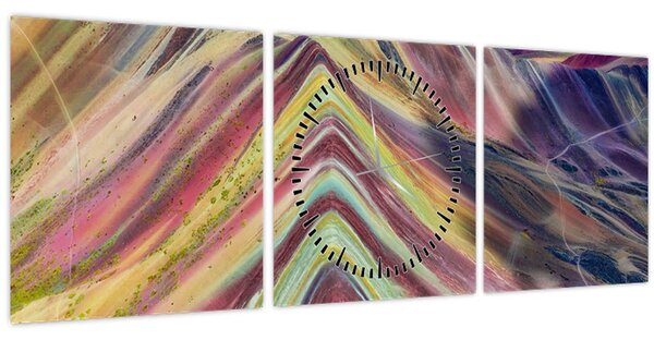 Obraz - Panorama (s hodinami) (90x30 cm)