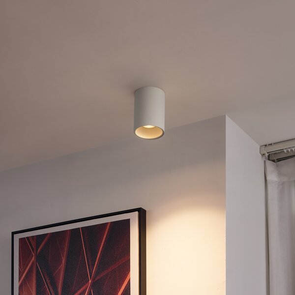 Moderní zapuštěné bodové svítidlo béžové GU10 50 mm kulaté - Deep