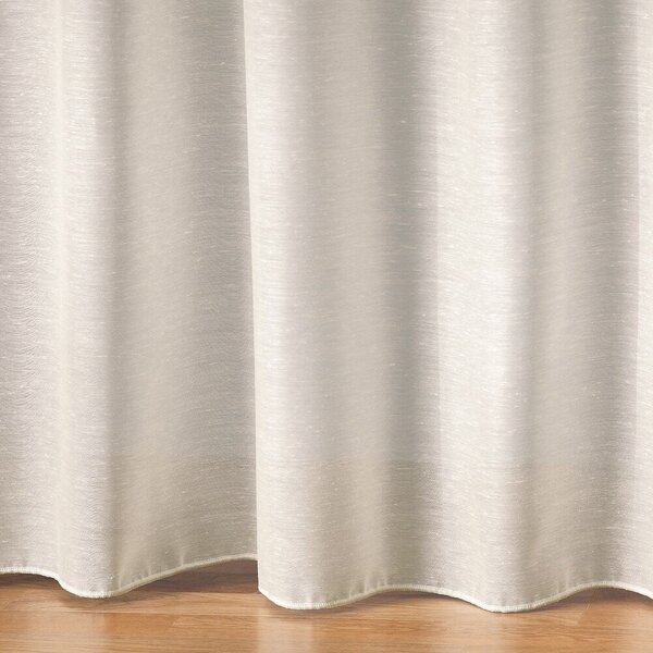 Záclona s podílem lnu, zatížený spodní lem, zn. Colombine