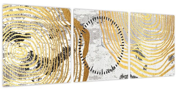 Obraz - Koláž (s hodinami) (90x30 cm)
