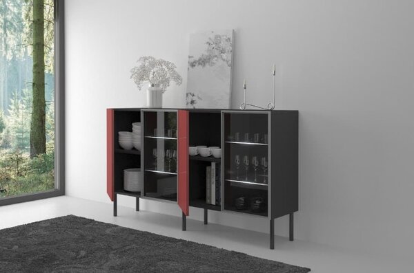 Podsvícená moderní komoda Lilka